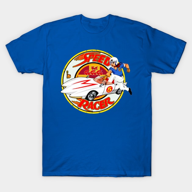 go speed racer go... go.. go.. T-Shirt by RAINYDROP